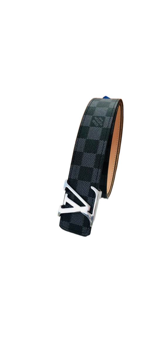 Silver black belt